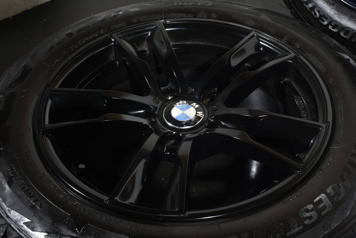 Kelleners E5 Jr +34 バリ溝ケレナーズJr ダンロップ ☆ケレナーズ Jr E5 17インチ☆PCD120 8J +41☆ブリジストン ブリザック DM-V2☆バリ溝 冬用タイヤ☆225/60R17☆BMW E83 F25 X3 F26 X4☆