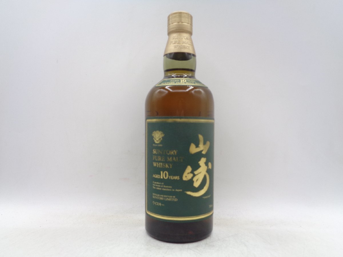 SUNTORY WHISKY サントリー ピュアモルト ウイスキー 山崎 10年