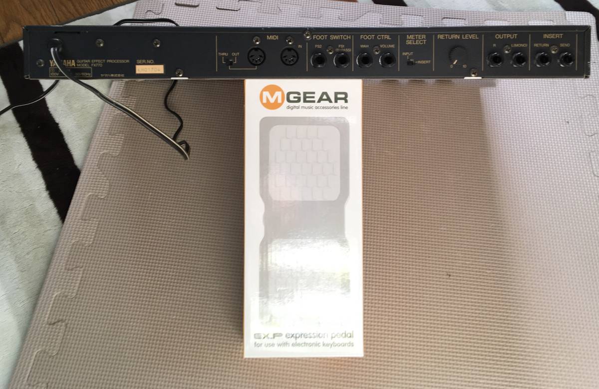YAMAHA ヤマハ Guitar Effect Processor FX 770 マルチエフェクター M