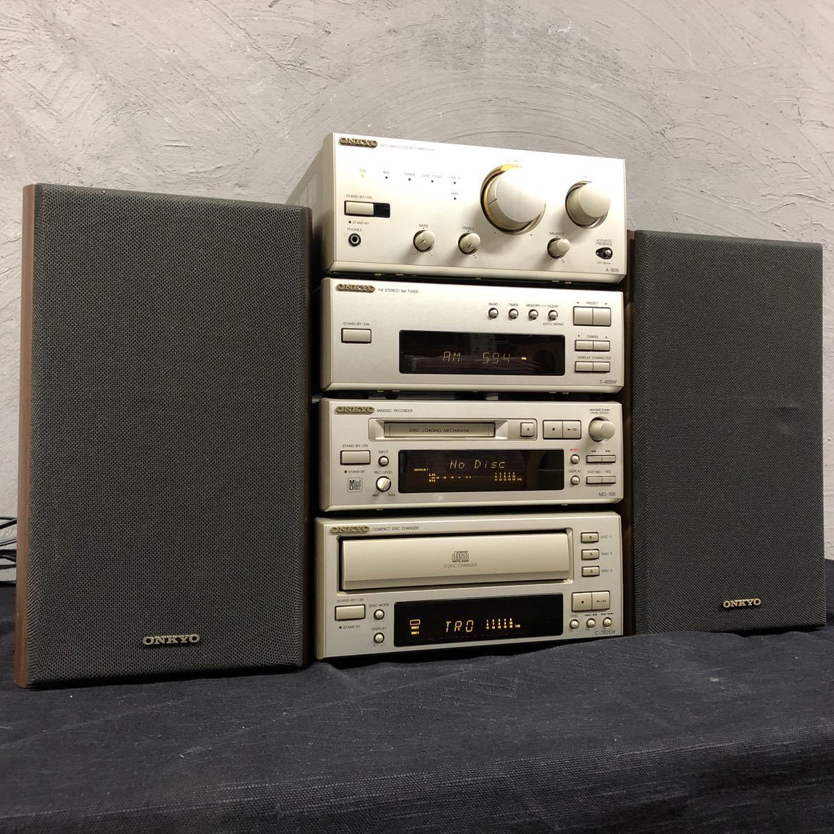 E-5-re] ONKYO A-905 / T-405W / MD-105 / C-707CH / D-062A 動作不具合