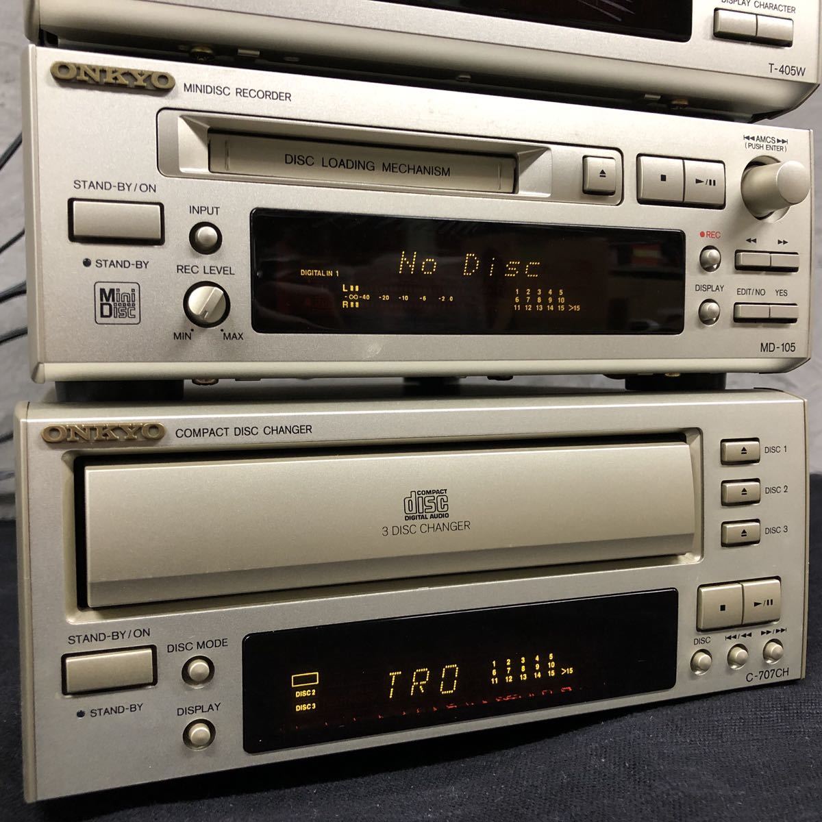 E-5-re] ONKYO A-905 / T-405W / MD-105 / C-707CH / D-062A 動作不具合