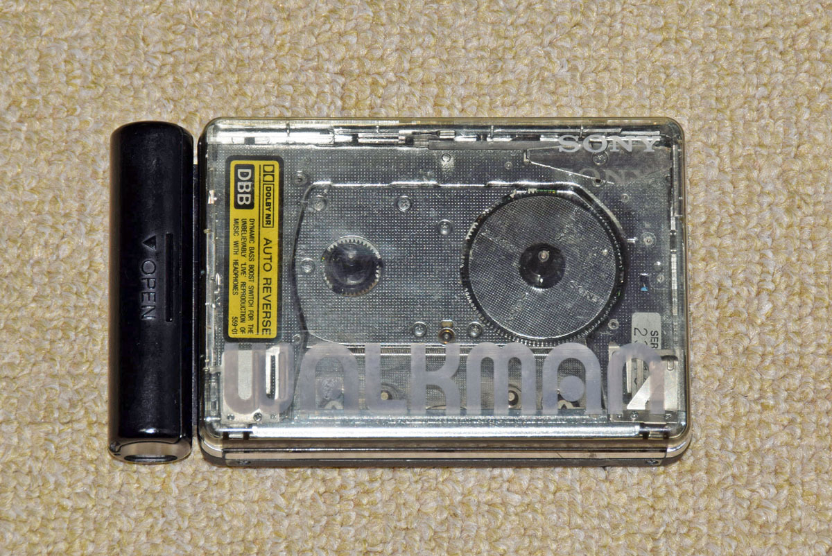 整備】SONY WALKMAN WM-FK2 スケルトンブルー 【動作品】 整備SONY