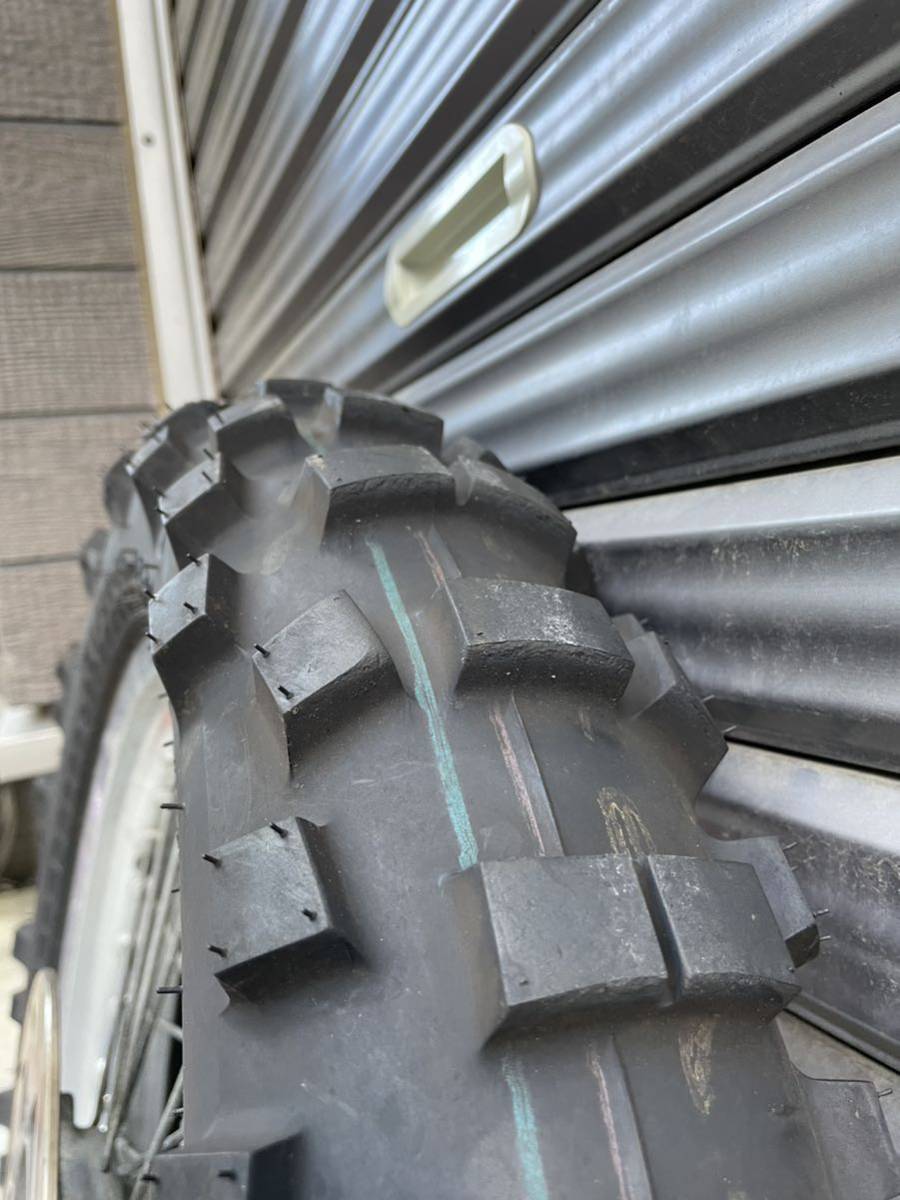 KLX250 カワサキklx250 （Dトラッカー250）前後タイヤホイールセット