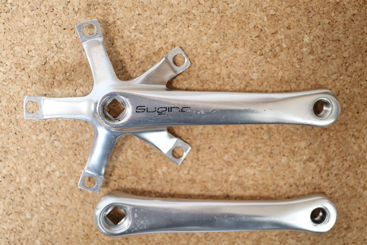 SUGINO RD2 crank スギノ ピスト クランク 130 165 blue lug 