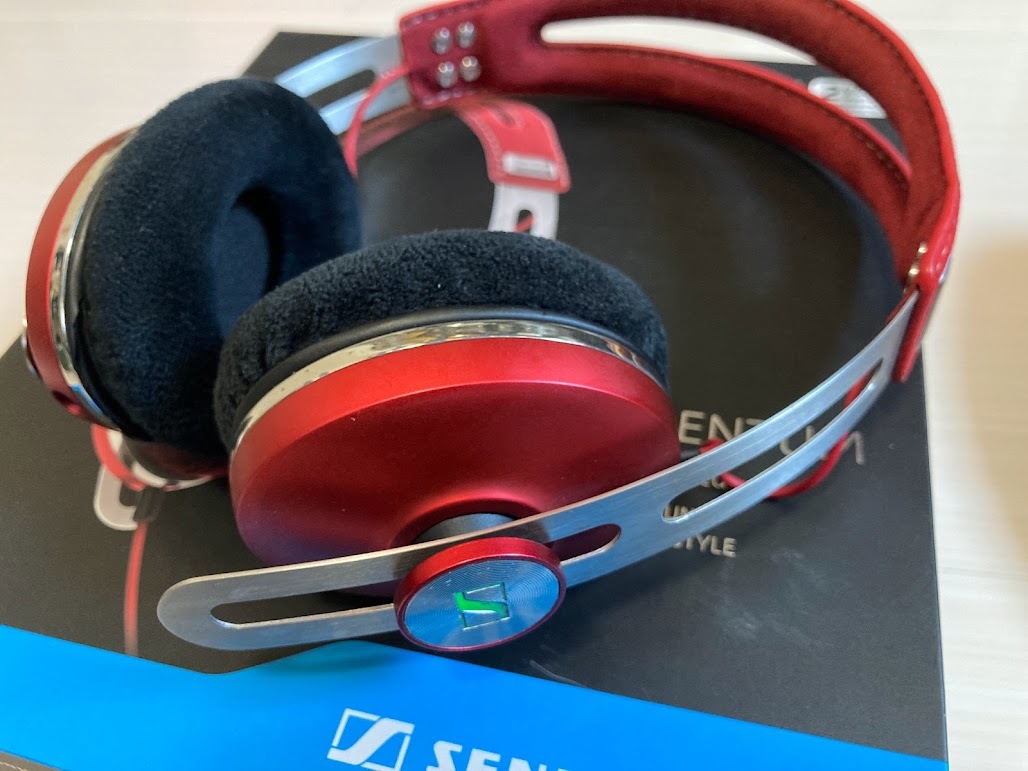 美品】SENNHEISER MOMENTUM On-Ear 赤 モメンタム Sennheiser Momentum