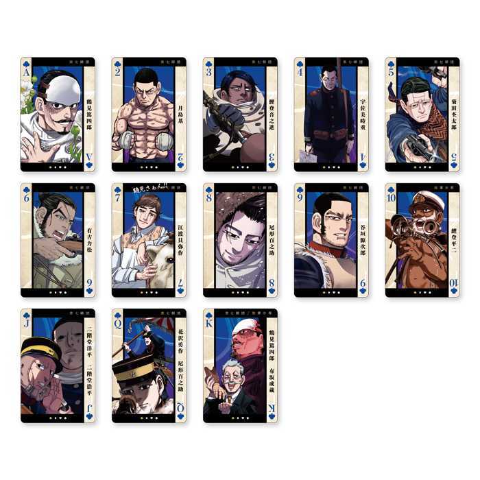 ゴールデンカムイ展グッズ トランプ GOLDEN KAMUY playing cards ゴールデンカムイ展グッズ トランプ GOLDEN KAMUY playing cards