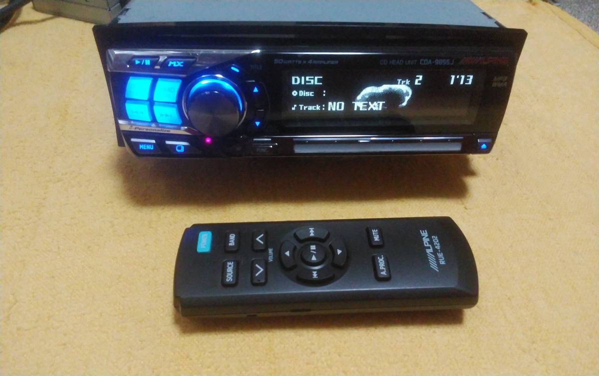 アルパイン CDA-550j オーディオプレーヤー ALPINE CDA-9855J CDプレーヤー 1DIN アルパイン 「アルパイン