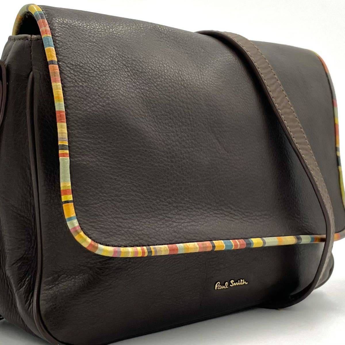 極美品】Paul Smith ポールスミス ショルダーバッグ メッセンジャー