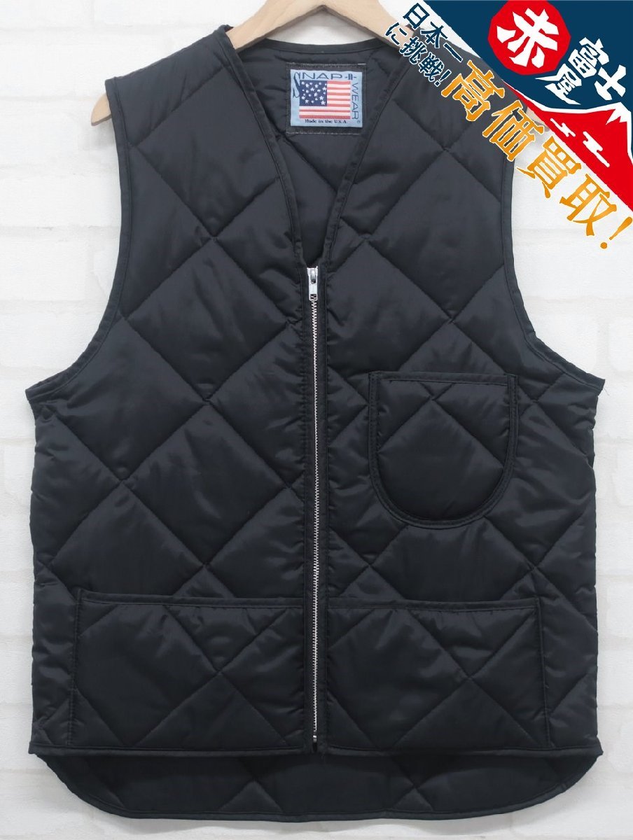 最新作，人気セール 3J0488/SNAP'N' WEAR キルティングジップベスト USA製 スナップンウェア(Sサイズ)｜売買されたオークション情報、yahooの商品情報をアーカイブ公開 - オークファン Sサイズ