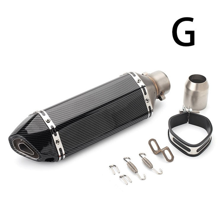 Gタイプ 全国一律送料1000円 バイクマフラー サイレンサーマフラー スリップオンマフラー バイクサイレンサー 汎用 370mm 50.8mm