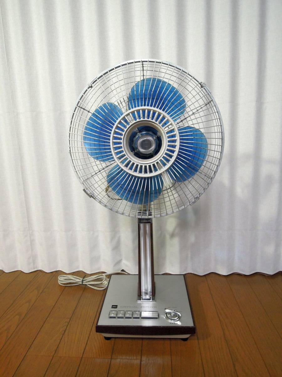 送料無料】昭和レトロ_東芝扇風機_SF-30G_CRYSTAL_ZEPHYR_昭和40年代_