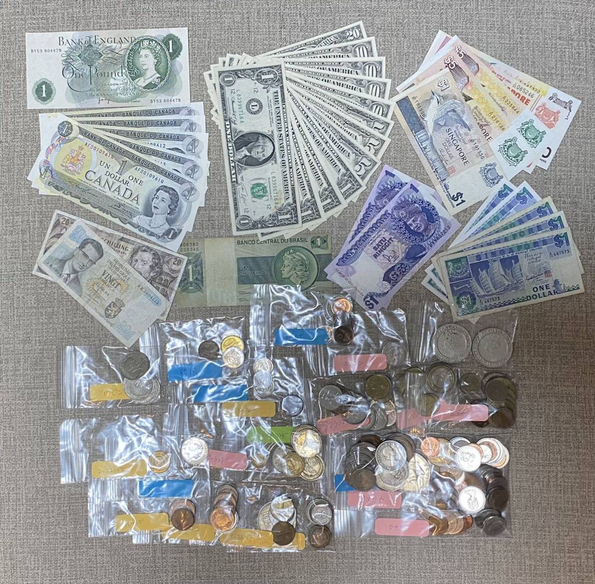 外国紙幣 硬貨 各国 おまとめ 旧札 旧硬貨 【公式通販】
