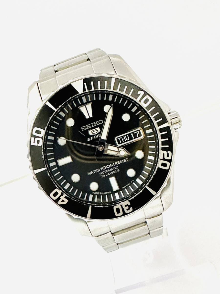 SEIKO 腕時計 7S36-03C0 0 セイコー Sports 5スポーツ 裏スケ SEIKO 