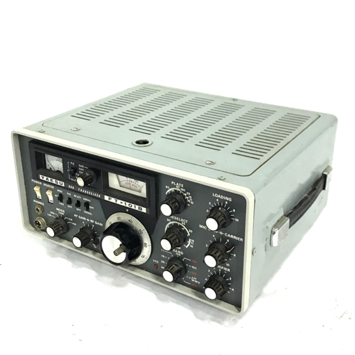 【希少】YAESU（ヤエス）SSBトランシーバー FT-101ES 通電確認済み YAESU FT-101B SSB トランシーバー 無線機 通電確認済み 八重洲無線