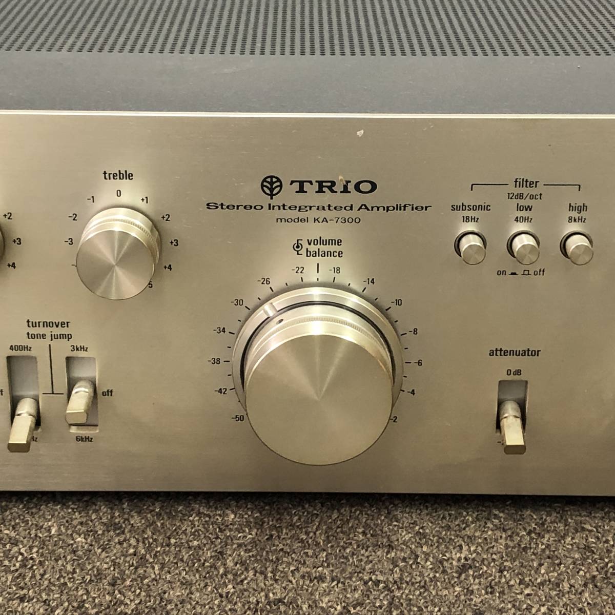 TRIO トリオ プリメインアンプ KA-7300 音響機器 ジャンク品 現状品