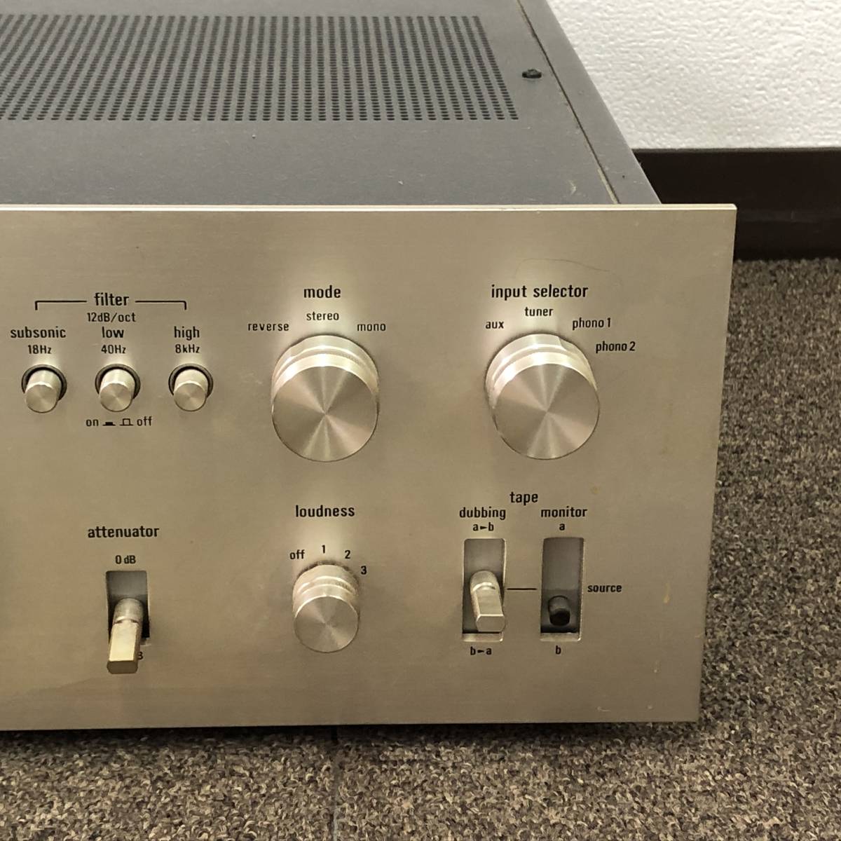 TRIO トリオ プリメインアンプ KA-7300 音響機器 ジャンク品 現状品