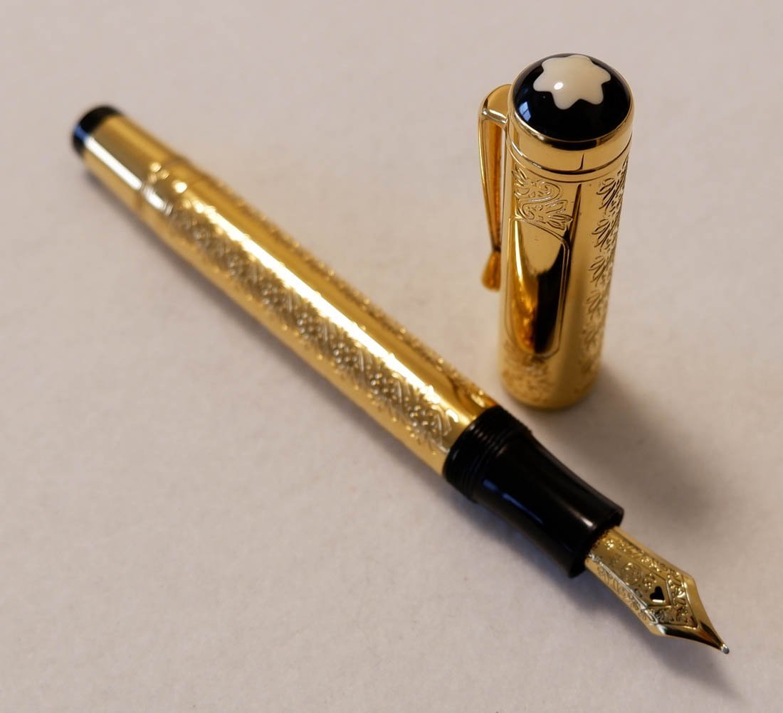 1円～ おたからや□M1101-11 MONTBLANC モンブラン 万年筆 パトロン