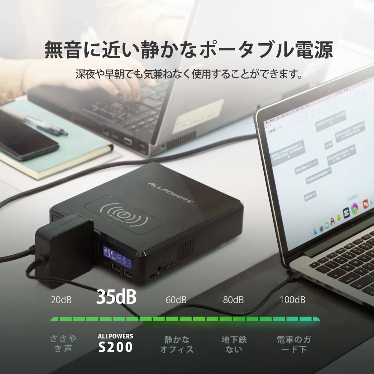 AA【訳あり】ALLPOWERS S200 ポータブル電源 200W 41600mAh AA【訳あり】ALLPOWERS S200 ポータブル電源 200W 41600mAh