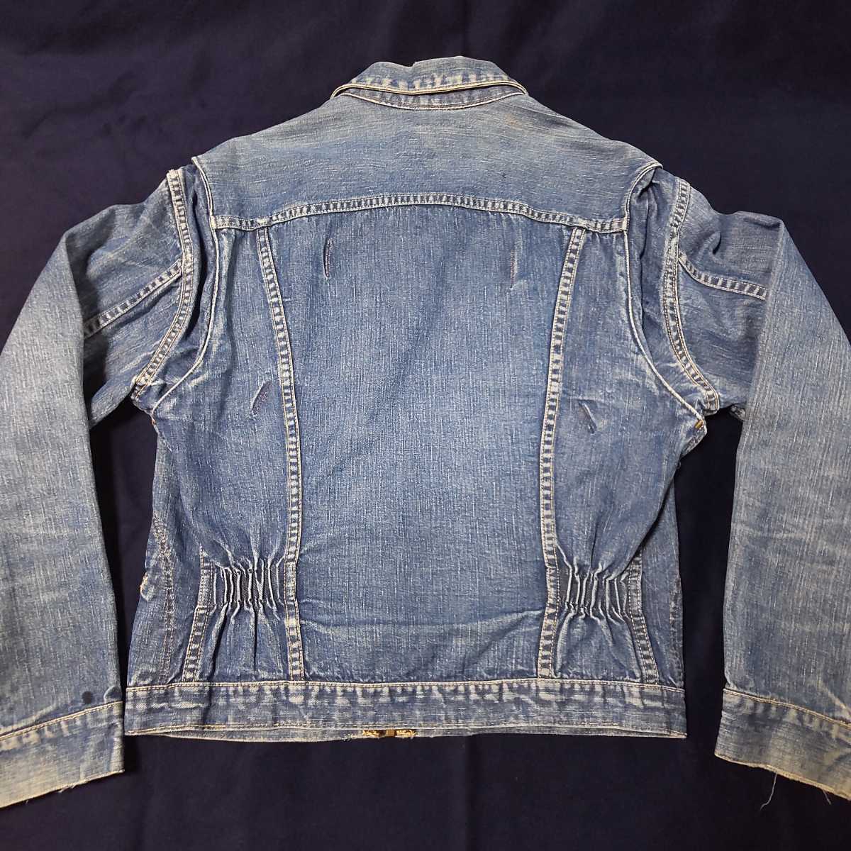 50s【サイズ40】11MJZ Wrangler ラングラー デニムジャケット