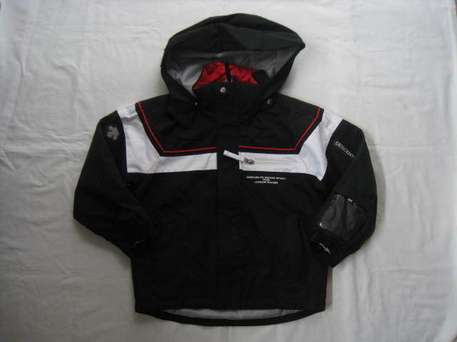 ☆ DESCENTE（デサント）スキーウエア上下セット 赤×黒 DJR-412JT 125