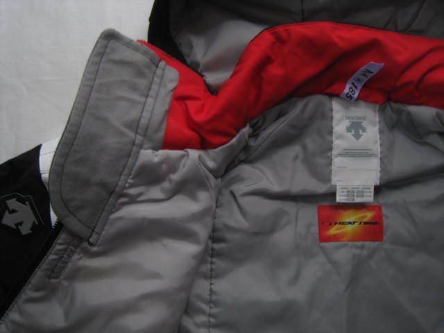 ☆ DESCENTE（デサント）スキーウエア上下セット 赤×黒 DJR-412JT 125