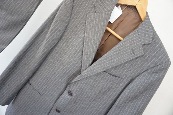 TEIJIN MEN'S SHOP テイジン メンズ シングルスーツ エルメネジルドゼニア生地使用 グレー系 サイズ:AB5(86) 日本製 【779772】 MEN'S SHOP テイジンメンズショップ カノニコ セットアップ MENS