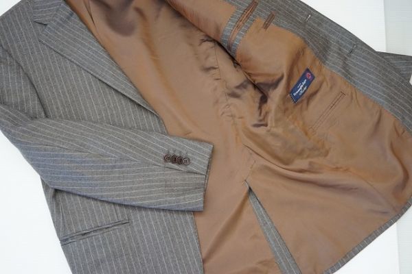 TEIJIN MEN'S SHOP テイジン メンズ シングルスーツ エルメネジルドゼニア生地使用 グレー系 サイズ:AB5(86) 日本製 【779772】 MEN'S SHOP テイジンメンズショップ カノニコ セットアップ MENS