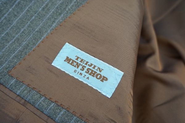 TEIJIN MEN'S SHOP テイジン メンズ シングルスーツ エルメネジルドゼニア生地使用 グレー系 サイズ:AB5(86) 日本製 【779772】 MEN'S SHOP テイジンメンズショップ カノニコ セットアップ MENS
