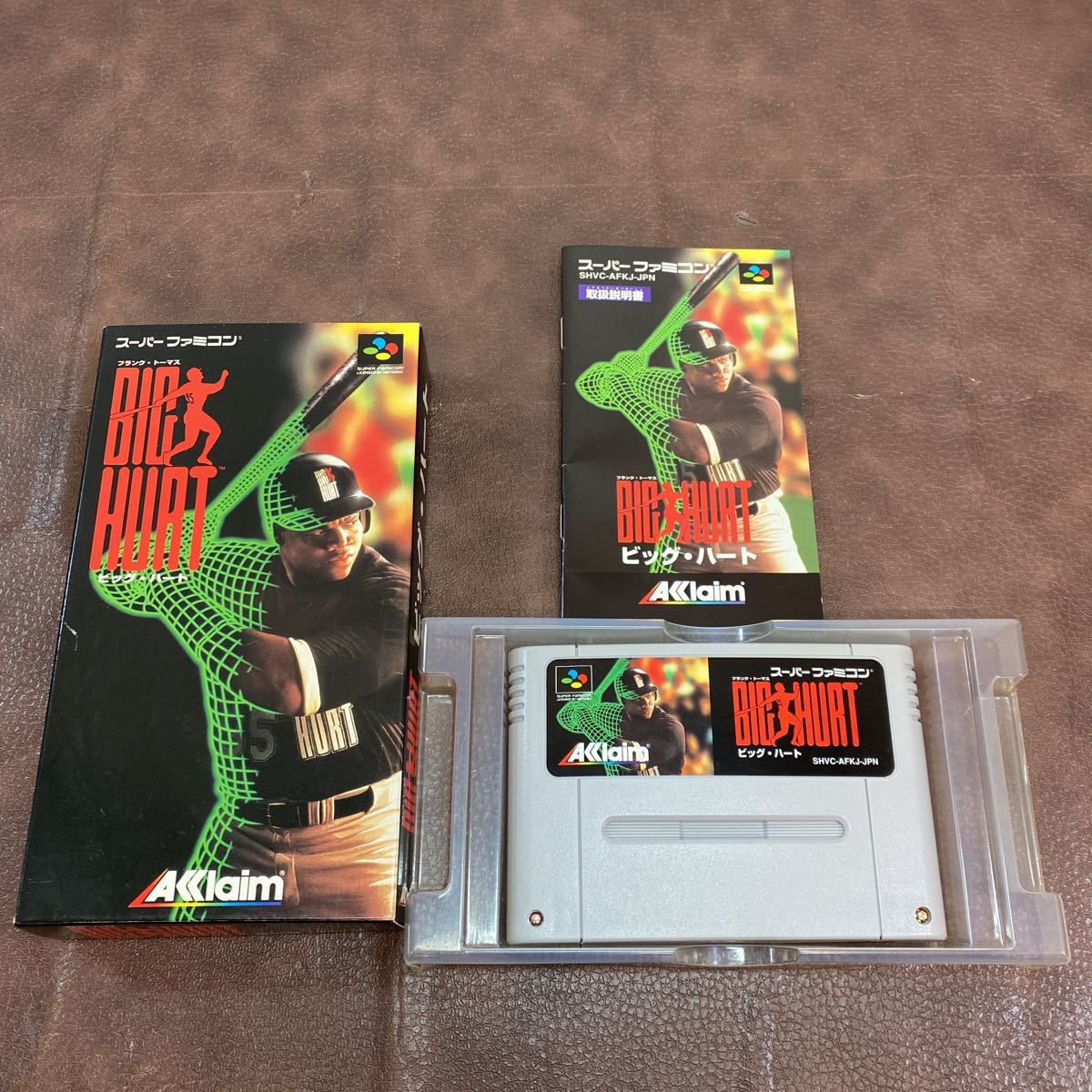 ○【MH-1991】中古品 SFCソフト AKlaim アクレイムジャパン フランク 