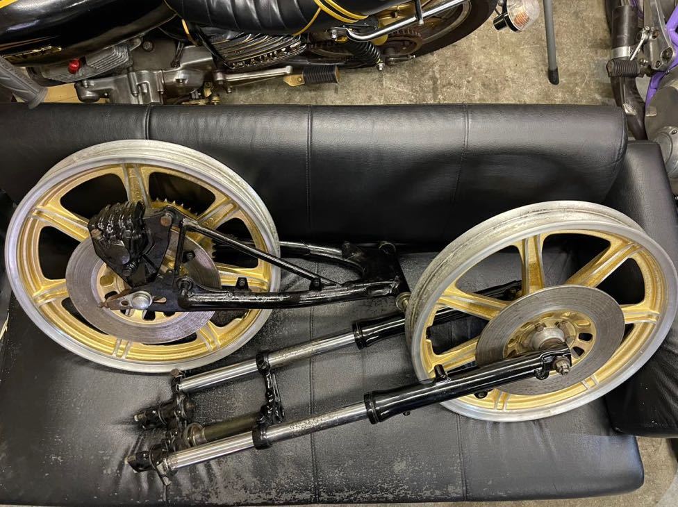 超レア！ RZ250 RZ350 SR400 GX 当時物 大八 キャスト ホイール 前後