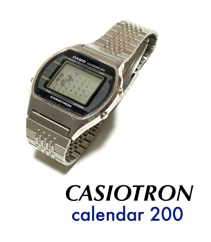激レア◇中古動品◇47CS-23◇カシオトロン カレンダー200◇万年