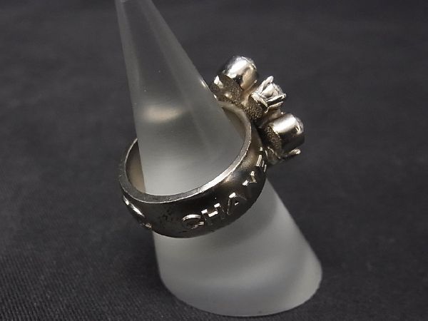 CHANEL シャネル エンジェル ココマーク 1円 □美品□ CHANEL シャネル ココマーク ロゴ 08A ラインストーン