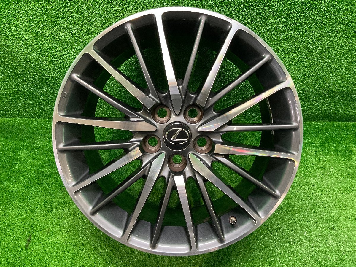 レクサスLS LS600h Fスポーツ 純正 19インチ アルミホイール 1本 120-5穴 33440 1X185