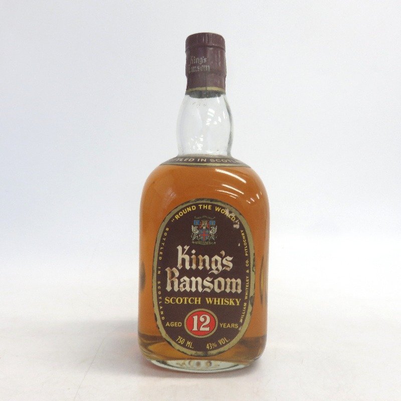 キングスランサム 12年 750ml 箱なし 12年 キングスランサム Ransom 70
