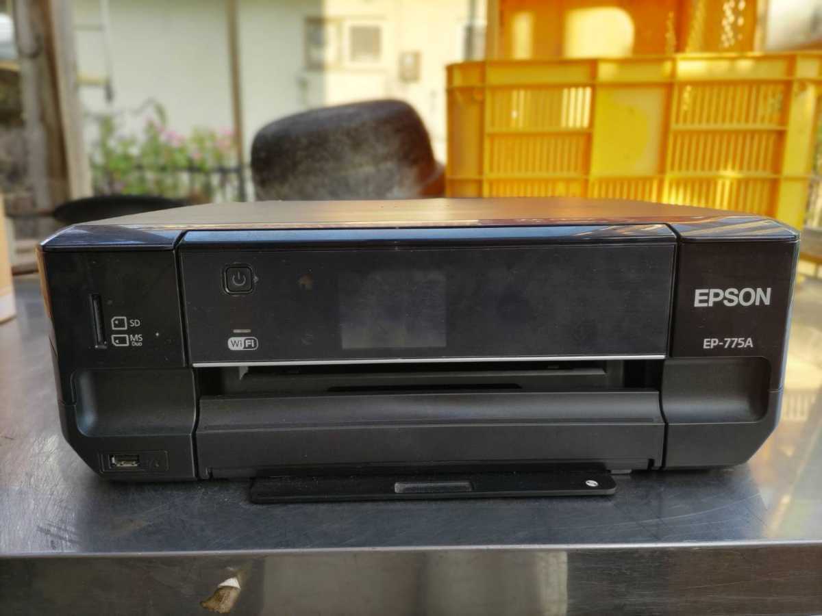 EPSON インクジェットプリンター EP-775A 通電のみ確認 エプソン EP