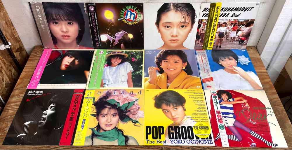 邦楽女性歌手 アイドル 60枚 LP レコード 大量 セット 1111 南野陽子 