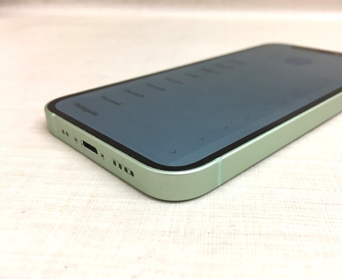 iPhone 0 Apple 美品iPhone SIMフリー中古美品iPhone simフリーの通販 【大黒屋】中古美品 SIMフリー apple iPhone 12 mini Green 64GB MGAV3J/A 利用制限判定〇 バッテリ最大容量94%
