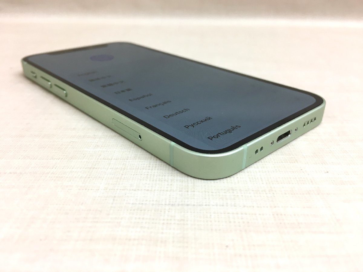 iPhone 0 Apple 美品iPhone SIMフリー中古美品iPhone simフリーの通販 【大黒屋】中古美品 SIMフリー apple iPhone 12 mini Green 64GB MGAV3J/A 利用制限判定〇 バッテリ最大容量94%