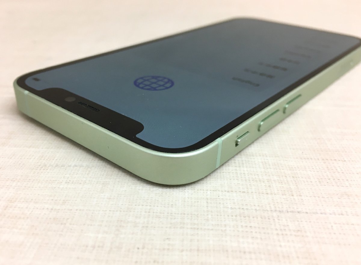 iPhone 0 Apple 美品iPhone SIMフリー中古美品iPhone simフリーの通販 【大黒屋】中古美品 SIMフリー apple iPhone 12 mini Green 64GB MGAV3J/A 利用制限判定〇 バッテリ最大容量94%