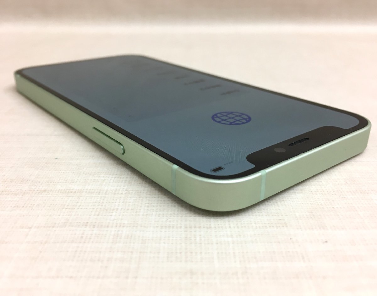 iPhone 0 Apple 美品iPhone SIMフリー中古美品iPhone simフリーの通販 【大黒屋】中古美品 SIMフリー apple iPhone 12 mini Green 64GB MGAV3J/A 利用制限判定〇 バッテリ最大容量94%