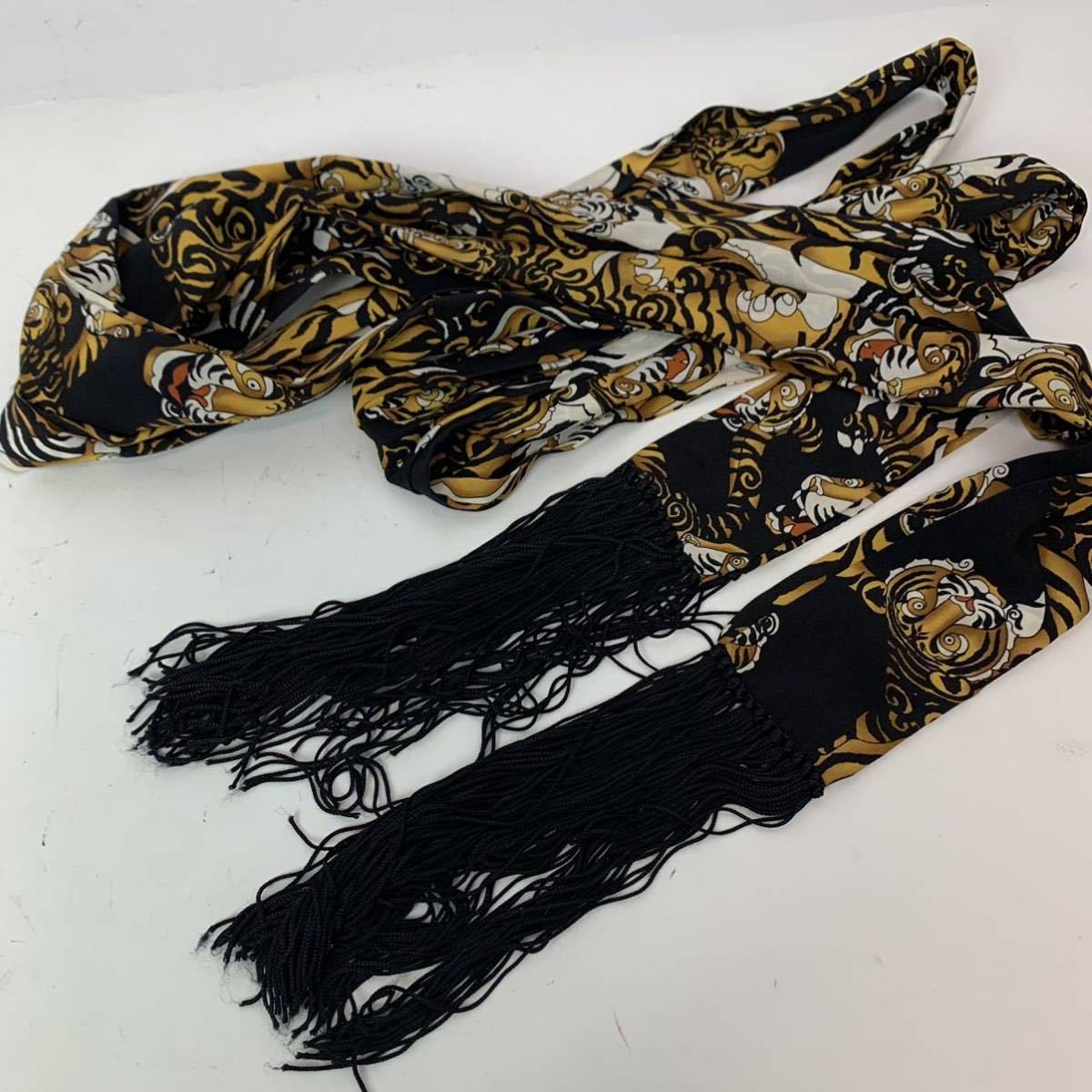 r101 GUCCI グッチ 2008 トラ柄 ワンピース Tiger ホルターネック 