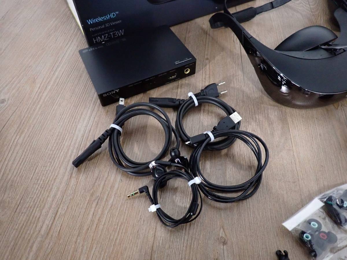 HMZ-T3W ヘッドマウントディスプレイ SONY 美品 中古〔中古品〕 (3D