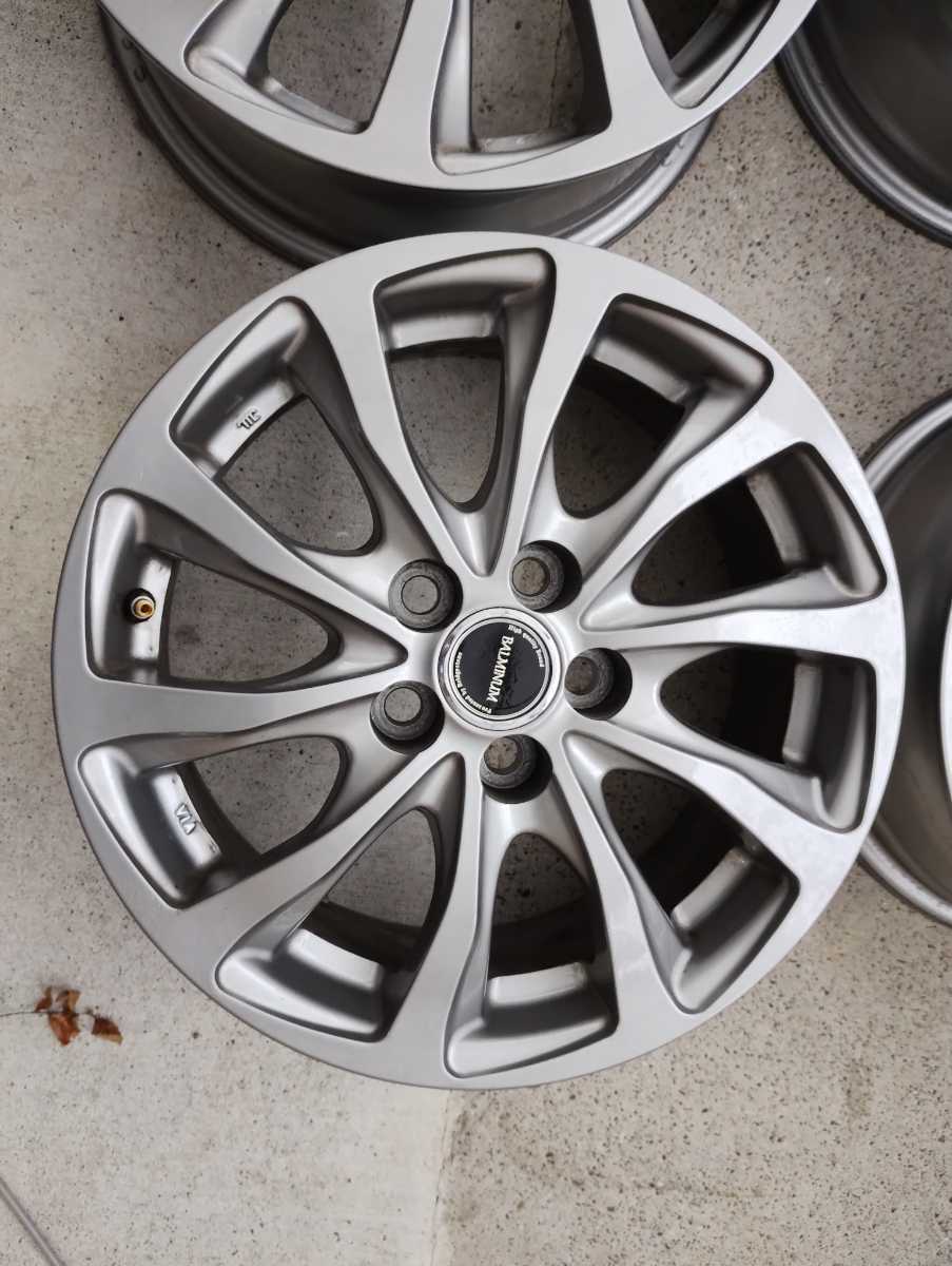 プリウス純正15インチホイール ナット付き プリウス 15インチ アルミセット純正ナット対応