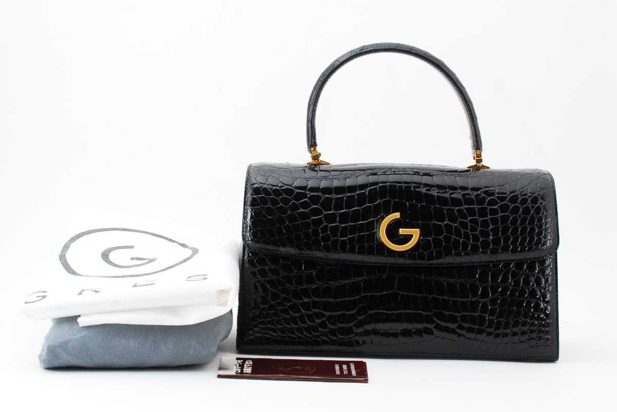 1スタ MARY TOKYO クロコダイル ハンドバッグ JRA シャイニング JRA  