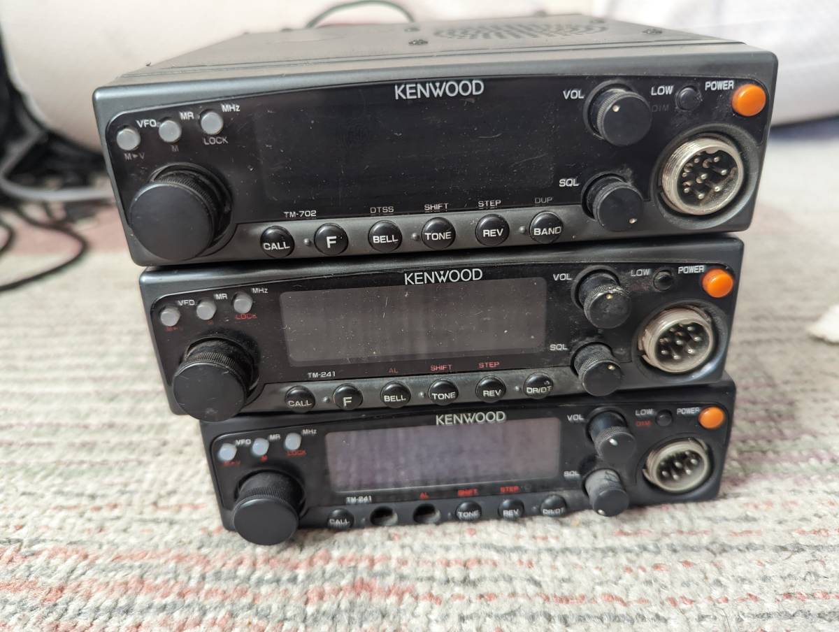 TM-702 KENWOOD ケンウッド FM - 周波数表示不良 動作品 ディユアル
