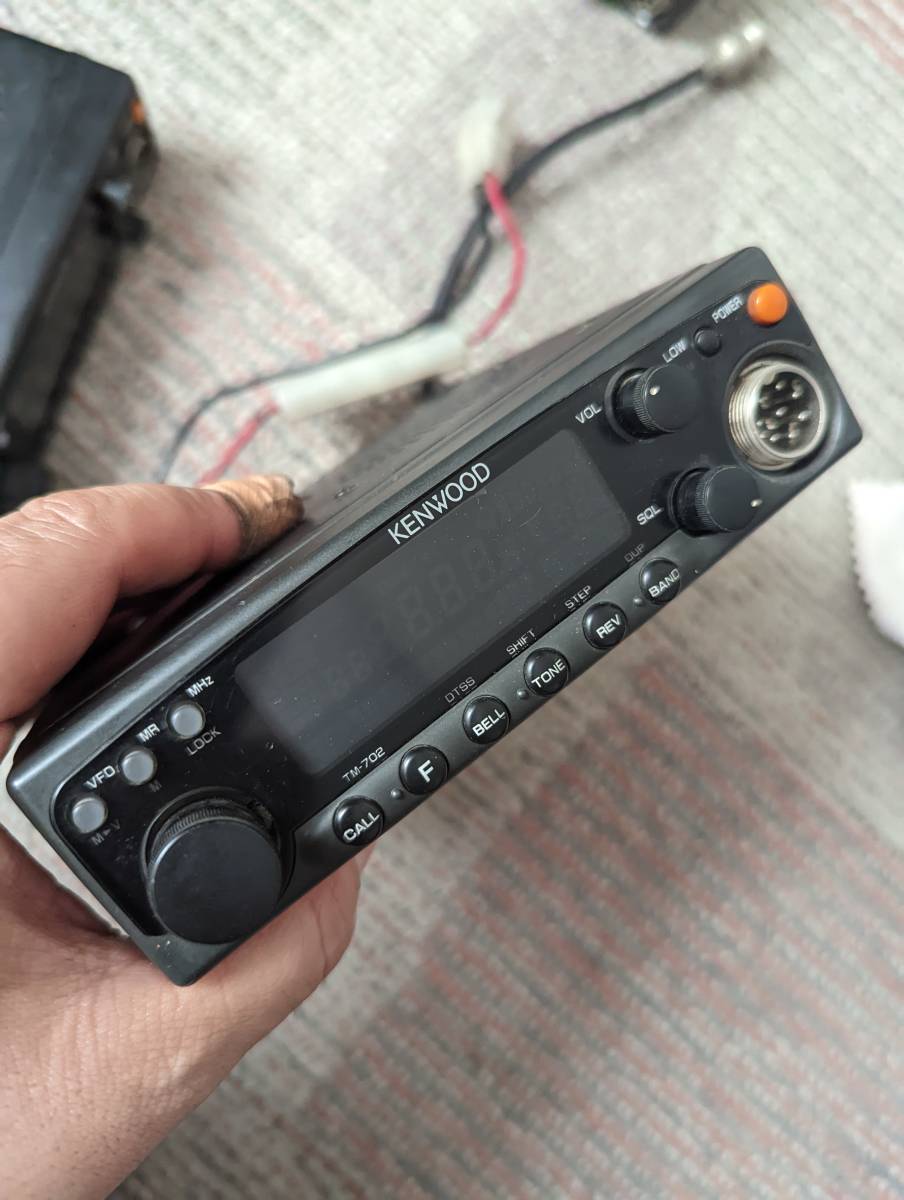 TM-702 KENWOOD ケンウッド FM - 周波数表示不良 動作品 ディユアル