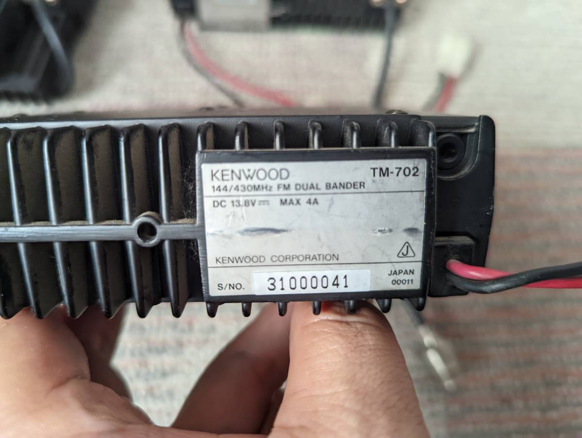 TM-702 KENWOOD ケンウッド FM - 周波数表示不良 動作品 ディユアル