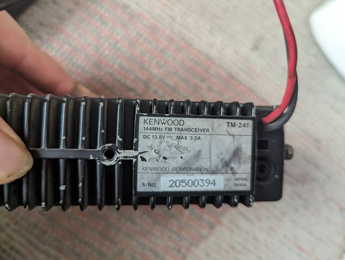 TM-702 KENWOOD ケンウッド FM - 周波数表示不良 動作品 ディユアル