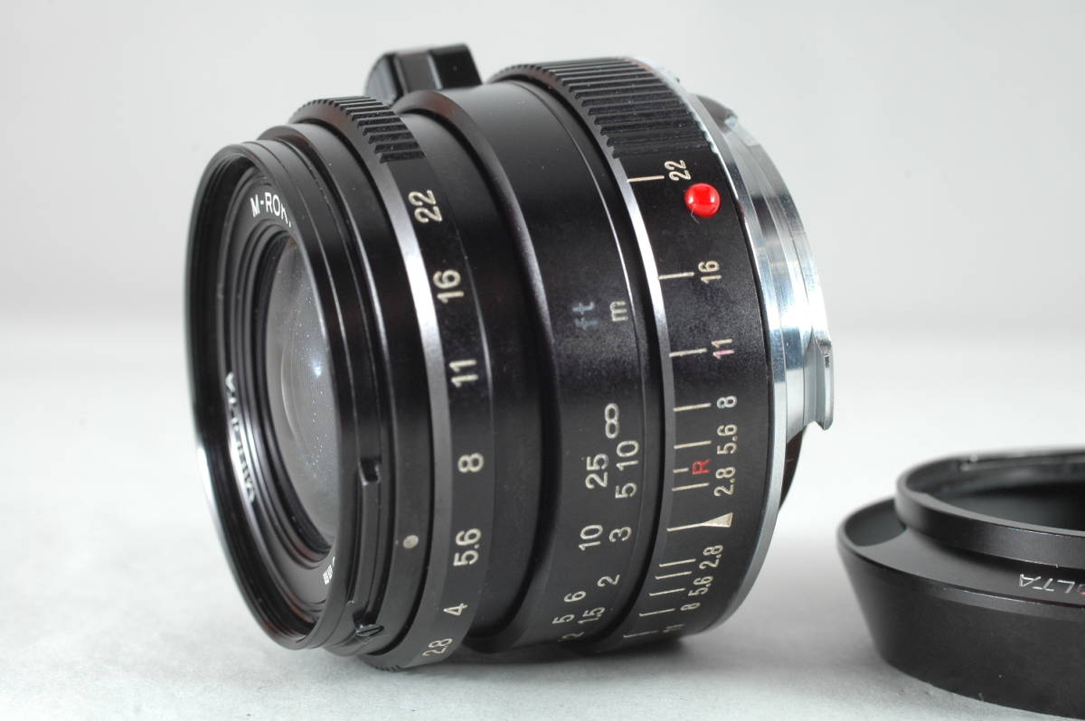 28mm Minolta MINOLTA MD Dieleman's 家電 ★超極上美観★ MINOLTA M-ROKKOR 28mm F2.8 Leica Mマウント ★完動品★ ライカ #120