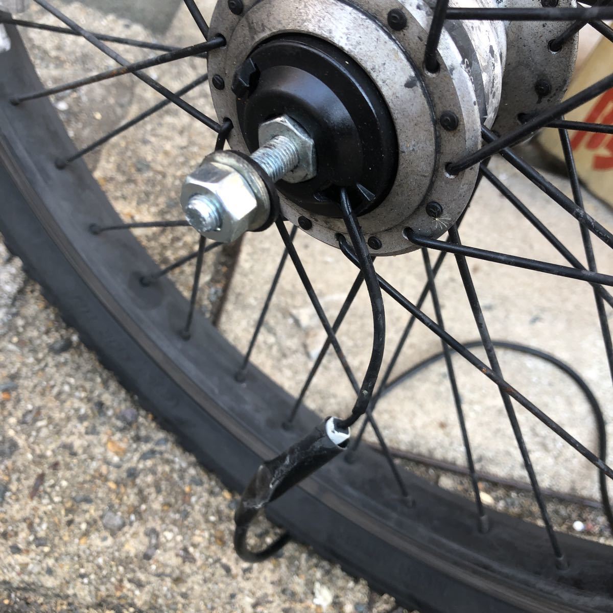C2DP Panasonic電動自転車 前輪 NWM794 BE-ELMA03AV ELMA03 57-406